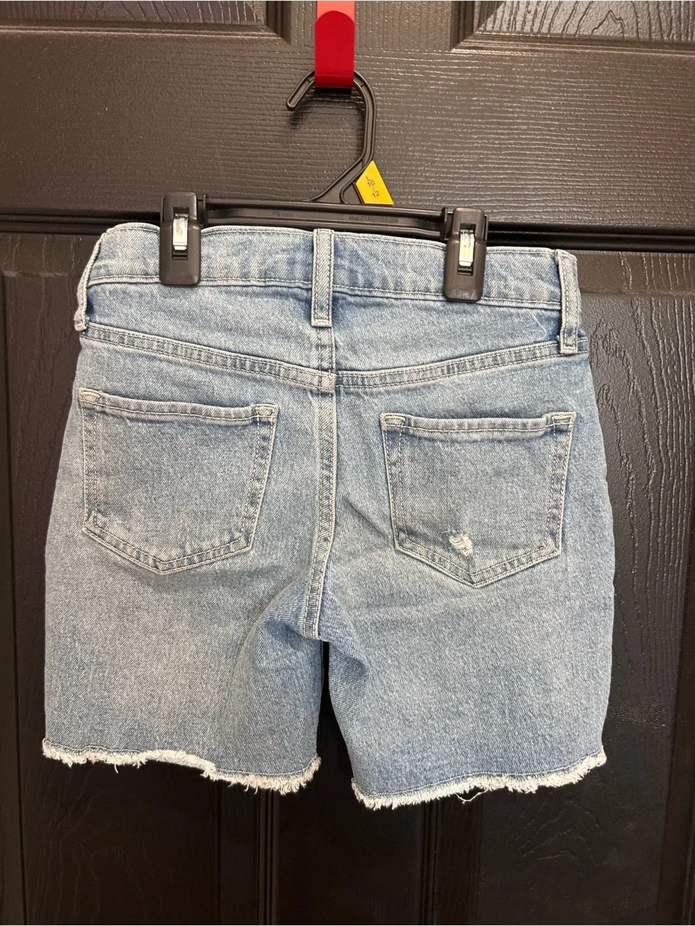 Old Navy Light Blue Frayed Hem Denim Shorts